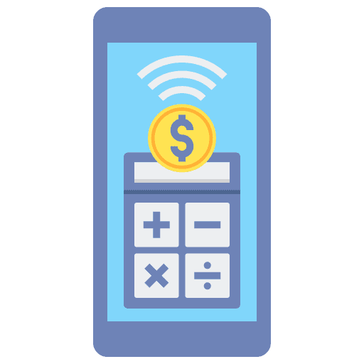 Application budget app administration icon