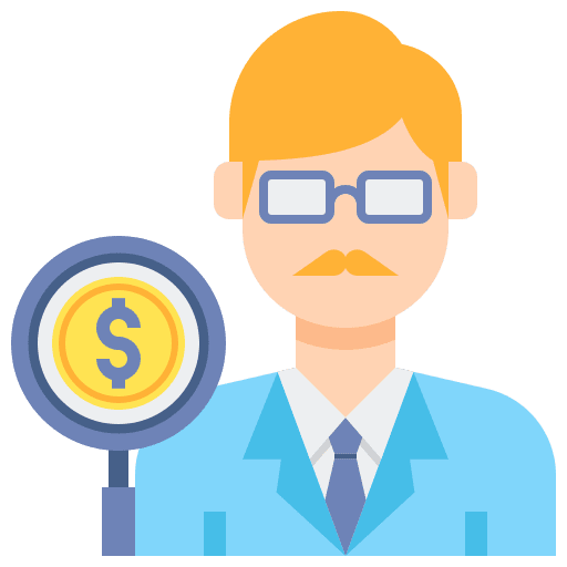 Auditor auditor dollar work icon