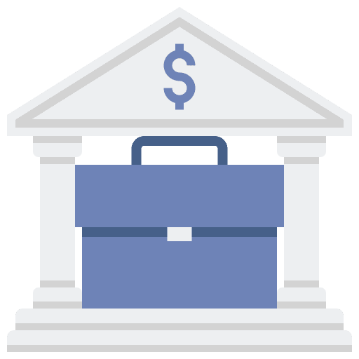 Bank account calculator bank account banking icon