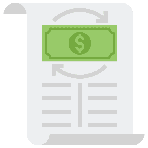 Cash flow money professions and jobs administration icon