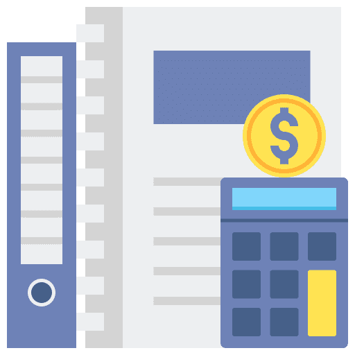 Bookkeeping financial administration bookkeeping icon
