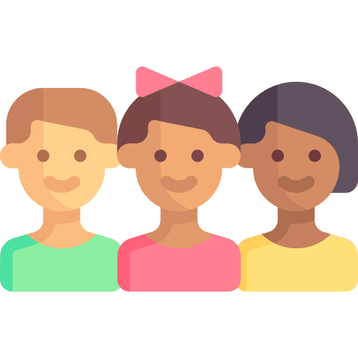 Children boy kids girl icon