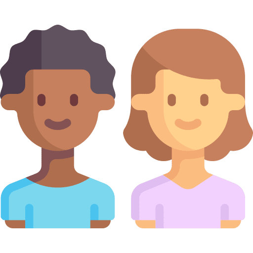 Siblings people boy and girl sister icon