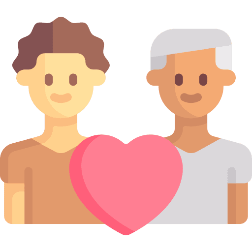 Couple boyfriend husband people icon
