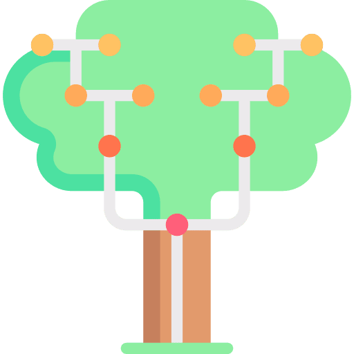 Family tree structure ancestry people icon