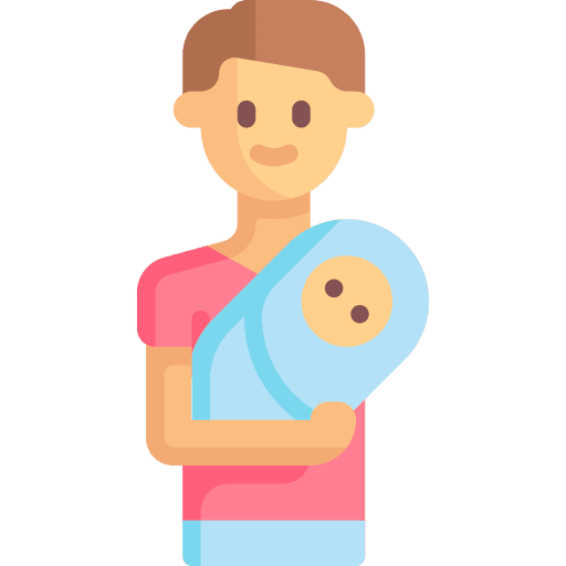 Father new born best dad user icon