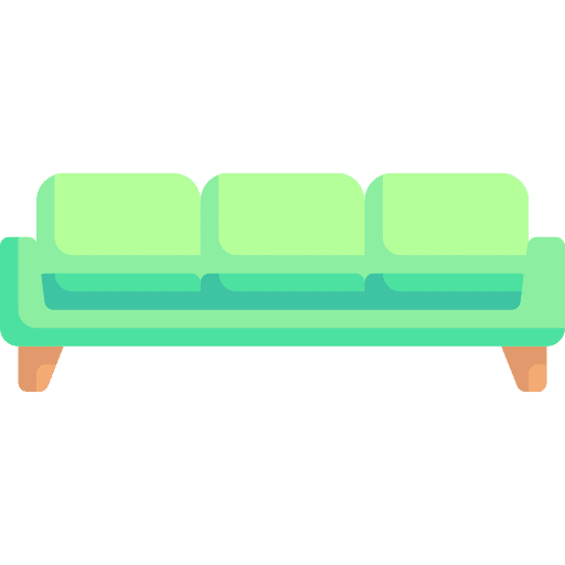 Sofa home furniture and household decoration icon