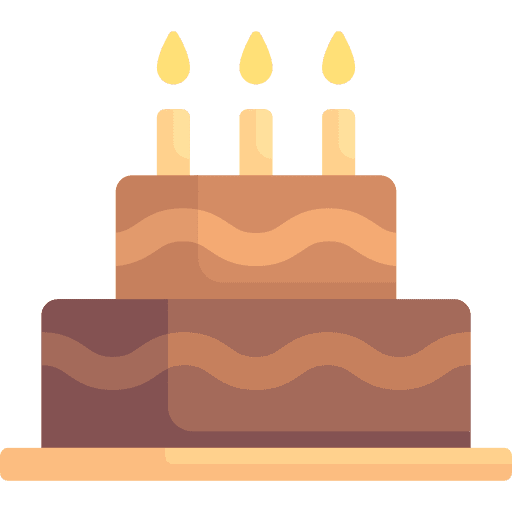 Cake food party birthday and party icon