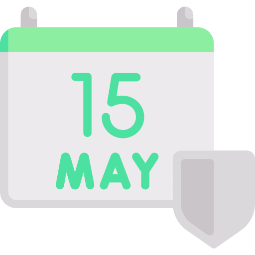 Calendar schedule international day of families 15 icon