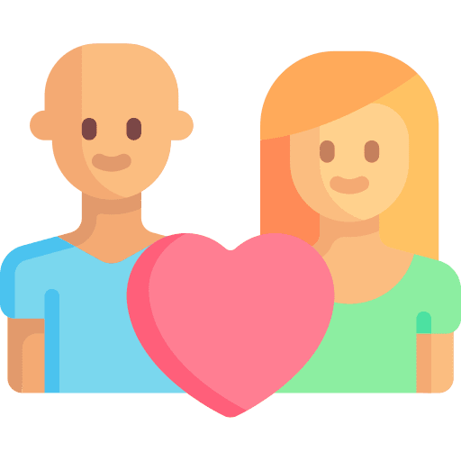 Couple caucasian relationship girlfriend icon