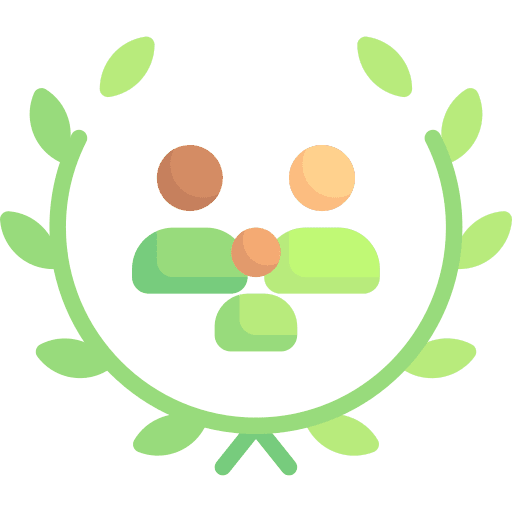 Family laurel son father icon