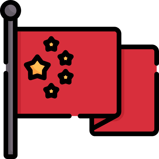 China world flag country icon