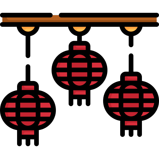Decoration ornamental chinese cultures icon