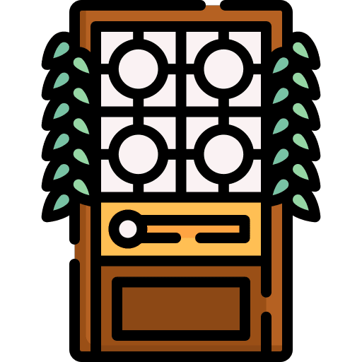 Door door furniture and household paper icon Door door furniture and household paper icon