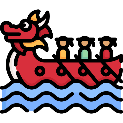 Dragon boat culture dragon boat traditional icon