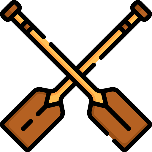 Paddles paddles sport equipment tool icon Paddles paddles sport equipment tool icon