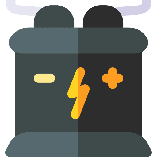 Power transformer battery electricity power transformer icon
