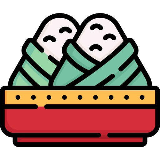 Zongzi traditional asian food zongzi icon Zongzi traditional asian food zongzi icon