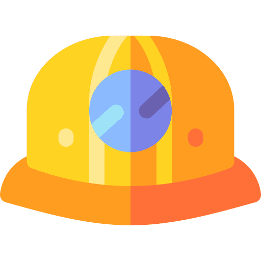 Helmet worker construction safety icon Helmet worker construction safety icon