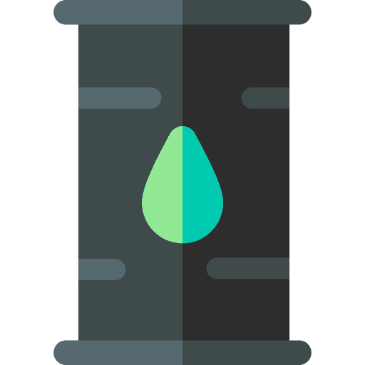 Oil tank contamination filth poisonous icon Oil tank contamination filth poisonous icon