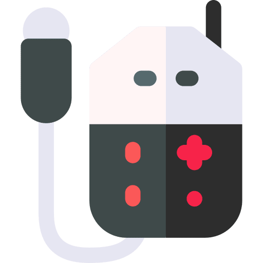 Radiation detector security electronics signal icon Radiation detector security electronics signal icon
