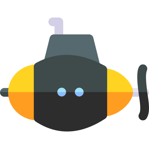 Submarine transport sea navigate icon Submarine transport sea navigate icon