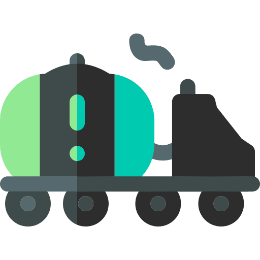 Truck industry transportation oil tank icon Truck industry transportation oil tank icon