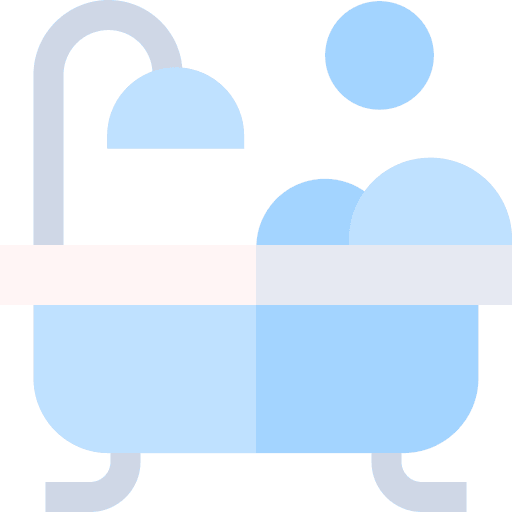 Bathtub shower hygiene bathtub icon
