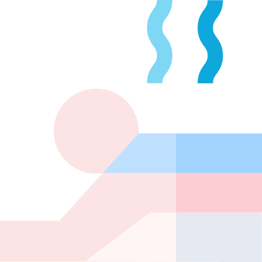 Hot cloth sauna wellness hot cloth icon