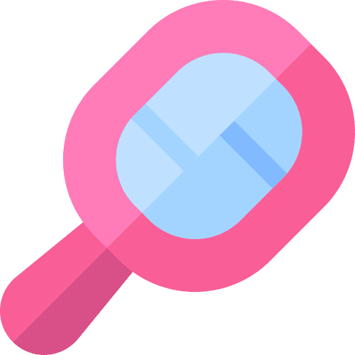 Mirror furniture and household mirror hand mirror icon