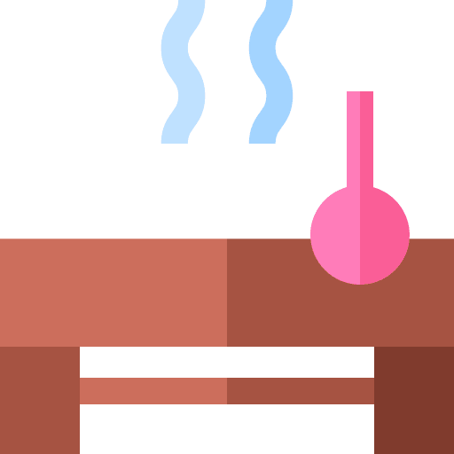 Sauna spa barrel hot tub icon