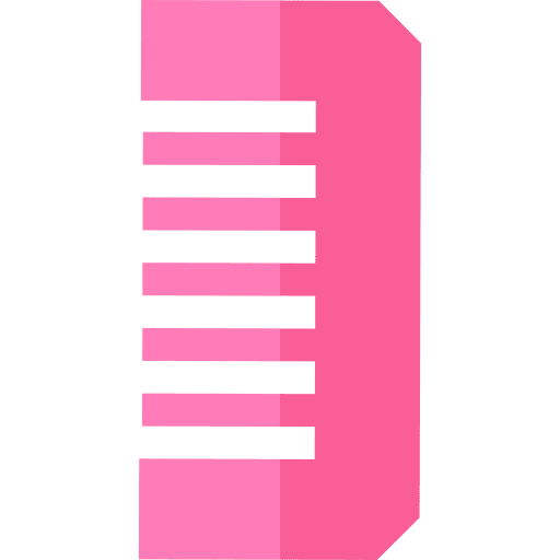 Hair comb hair cut barbershop barber icon