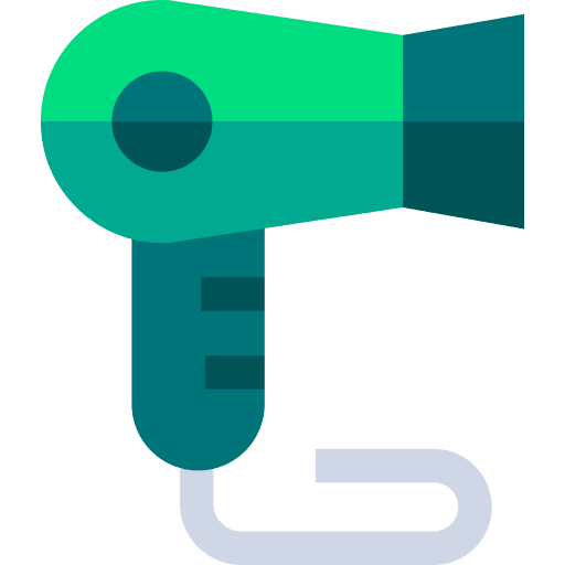 Hair dryer salon beauty electronics icon