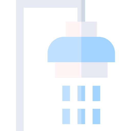 Shower relax furniture and household bathroom icon