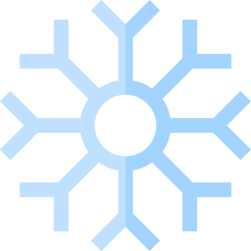 Snowflake winter weather snow icon