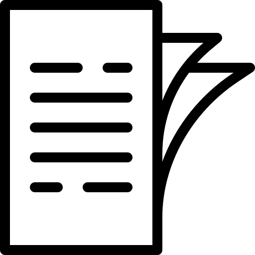Paper page text white paper icon