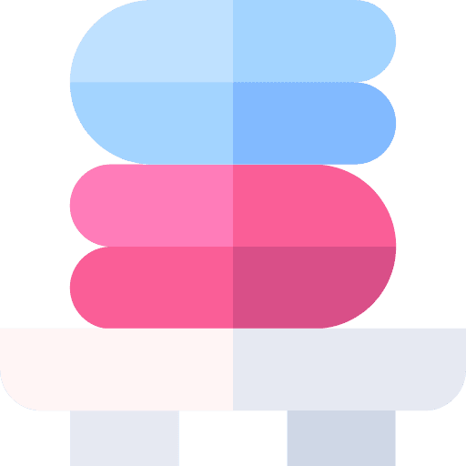 Towel wellness spa towel icon