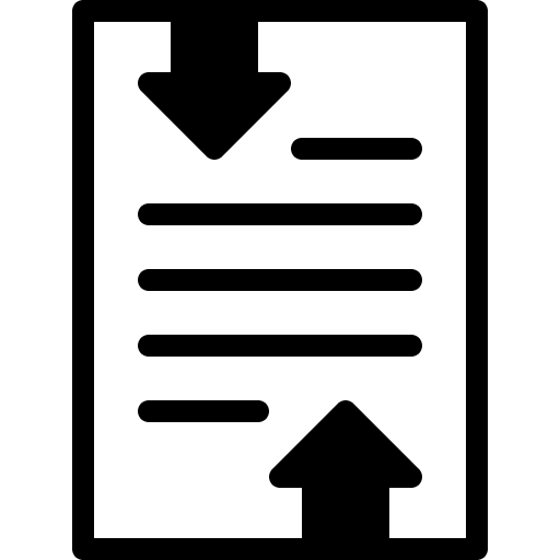 Export files and folders document archive icon Export files and folders document archive icon
