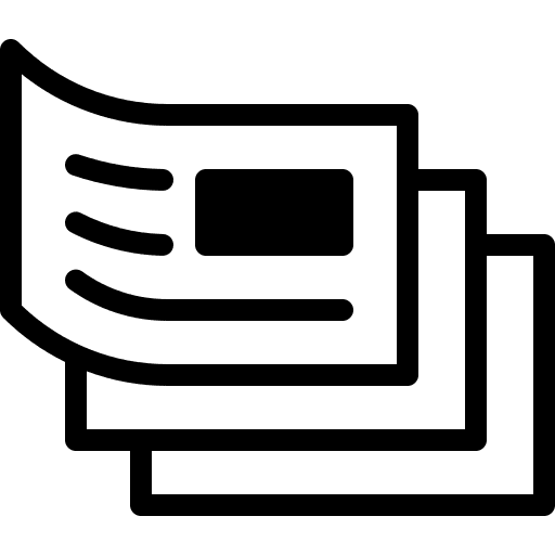 Document sending message interface icon Document sending message interface icon