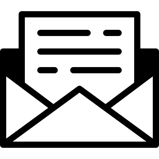 Letter communications mail letter icon Letter communications mail letter icon