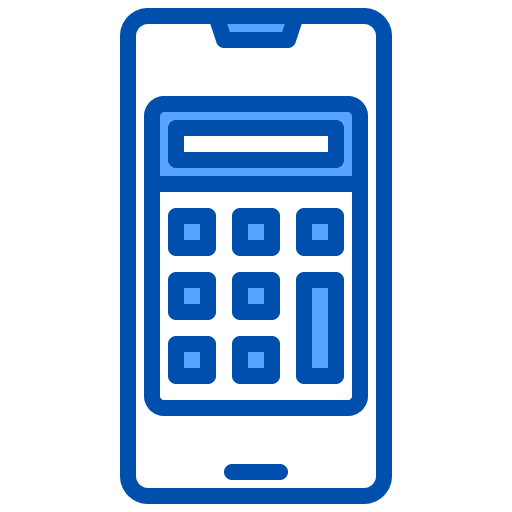 Calculator calculator mobile phone finance icon
