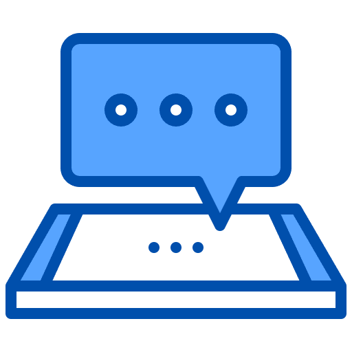 Chat message phone chat icon