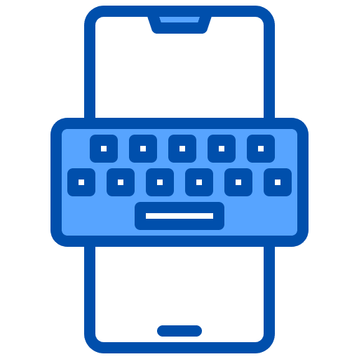 Keyboard technology keyboard smartphone icon Keyboard technology keyboard smartphone icon