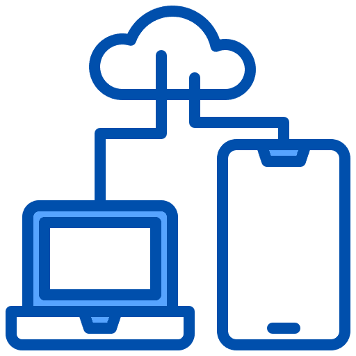 Cloud data cloud laptop ui icon Cloud data cloud laptop ui icon