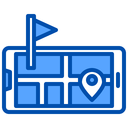 Map placeholder mobile phone map icon Map placeholder mobile phone map icon