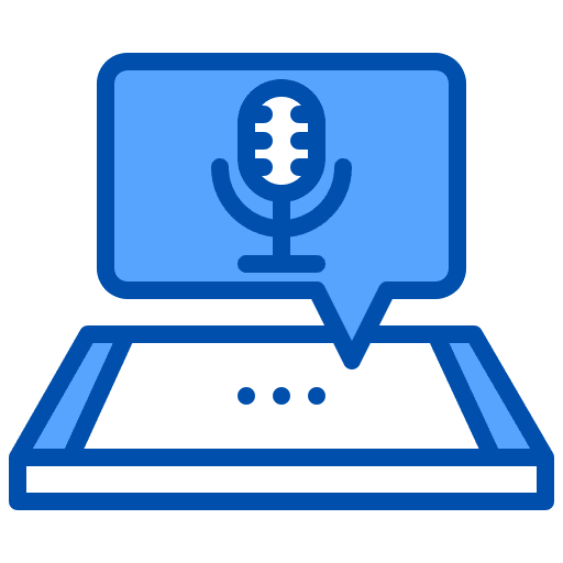 Microphone mobile phone communications media player icon Microphone mobile phone communications media player icon