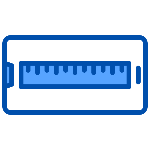 Ruler seo and web phone call ruler icon Ruler seo and web phone call ruler icon