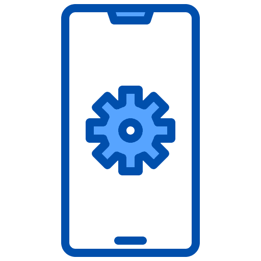 Setting settings app development smartphone icon Setting settings app development smartphone icon