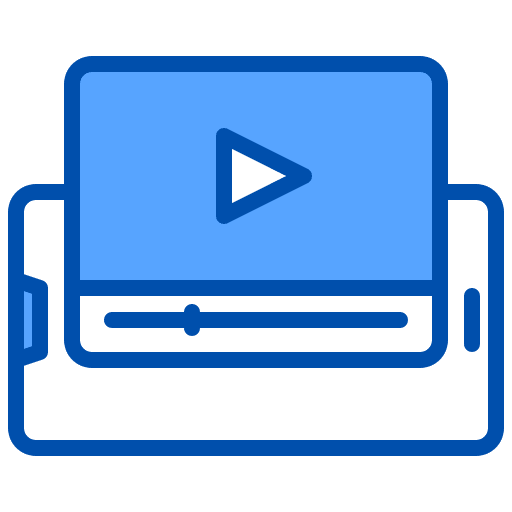 Video smartphone video phone icon Video smartphone video phone icon