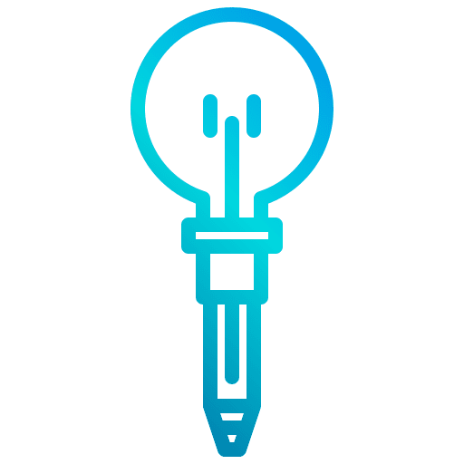 Idea graphic design education invention icon Idea graphic design education invention icon